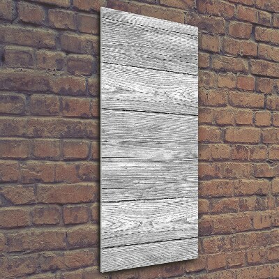 Verticale foto op glas Houten achtergrond