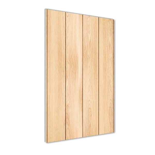 Verticale foto op glas Houten achtergrond