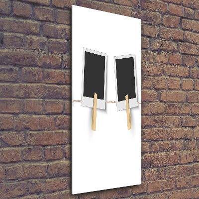 Verticale glasfoto Fotolijsten