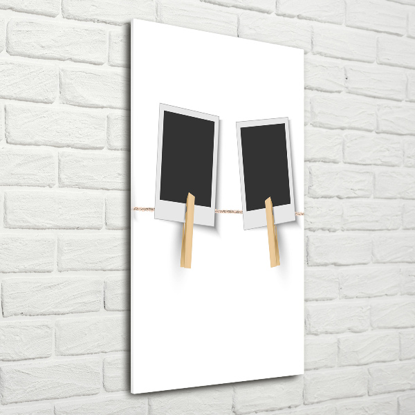 Verticale glasfoto Fotolijsten