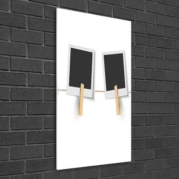 Verticale glasfoto Fotolijsten