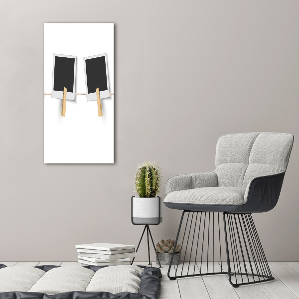 Verticale glasfoto Fotolijsten