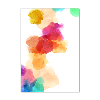 Foto-obraz zdjęcie na szkle pionowy Kolorowe plamy