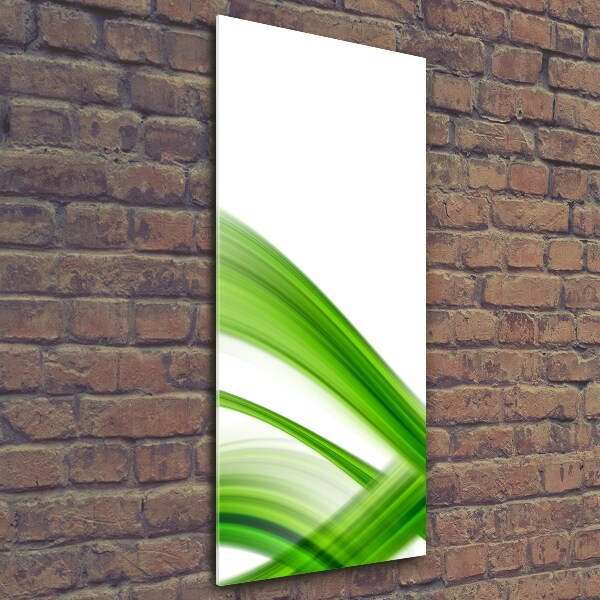 Verticale foto op glas Abstracte golf