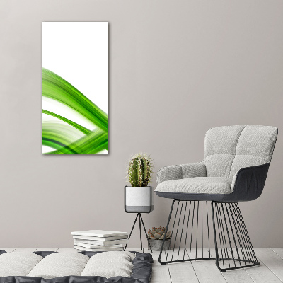 Verticale foto op glas Abstracte golf