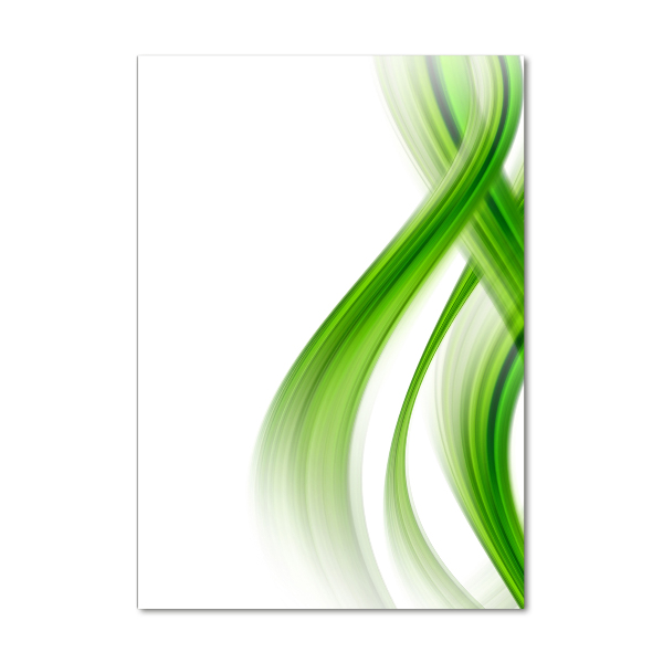 Verticale foto op glas Abstracte golf