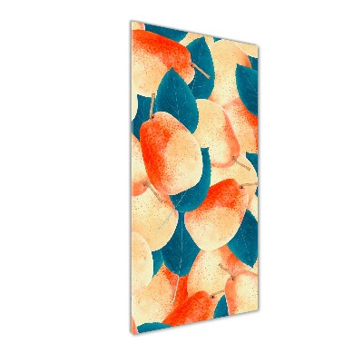 Verticale foto op glas Peren