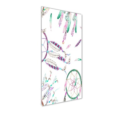 Verticale glasfoto dromenvangers