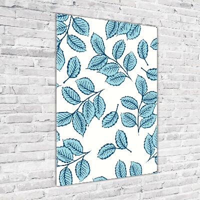 Verticale foto op glas Bladeren