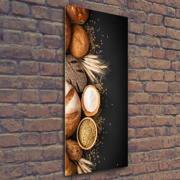 Verticale glasfoto Brood