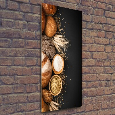 Verticale glasfoto Brood