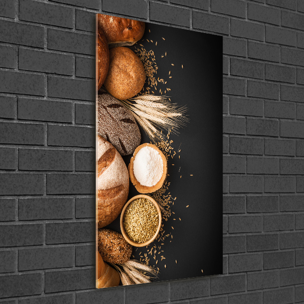Verticale glasfoto Brood