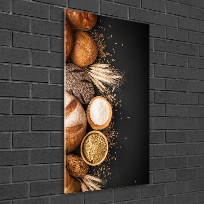 Verticale glasfoto Brood