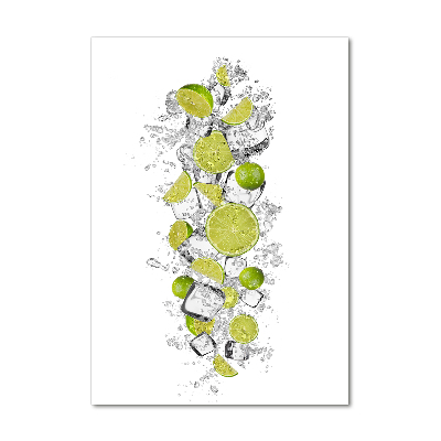 Foto-obraz zdjęcie na szkle pionowy Limonki
