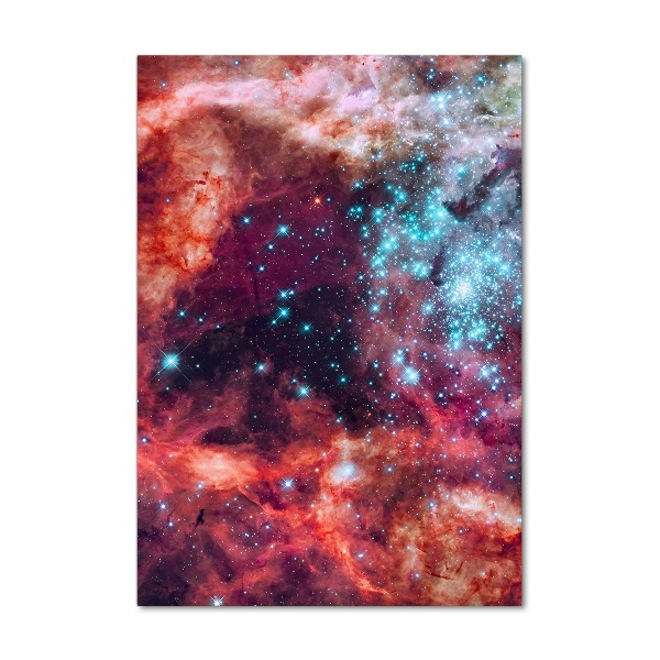 Verticale foto op glas Magellaanse Wolk