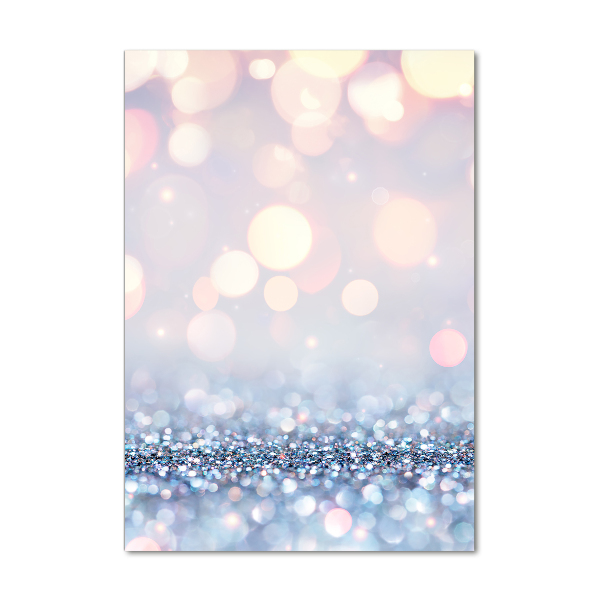 Verticale foto op glas Glanzende achtergrond