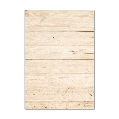 Verticale glasfoto Houten achtergrond