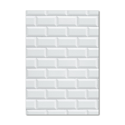 Foto obraz na szkle pionowy Ceramiczna ściana