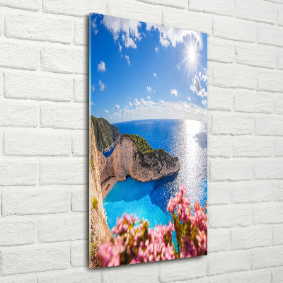 Verticale glasfoto Zakynthos, Griekenland