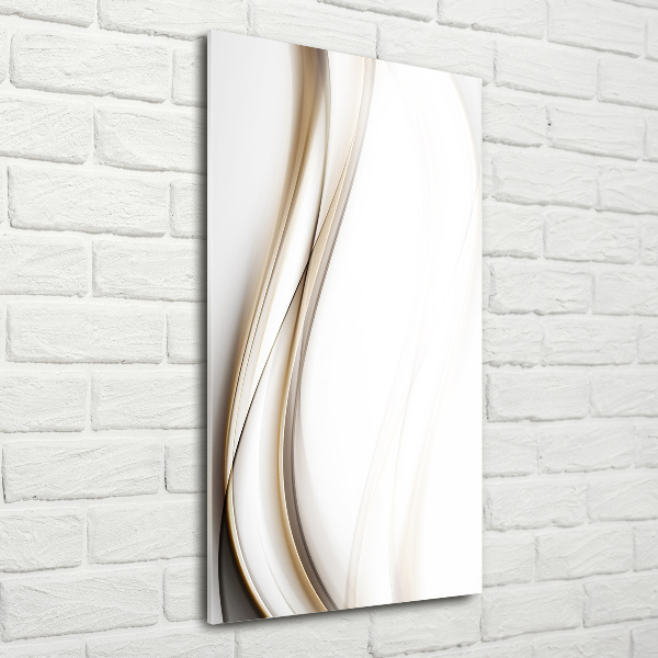 Verticale glasfoto Abstracte golf