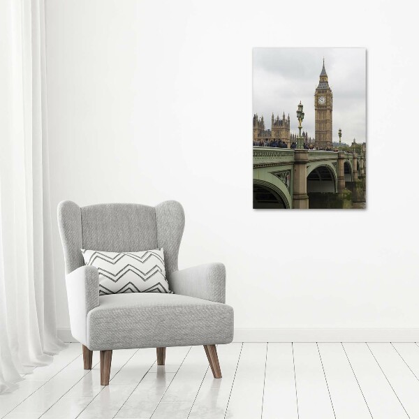 Verticale foto op glas Big Ben Londen