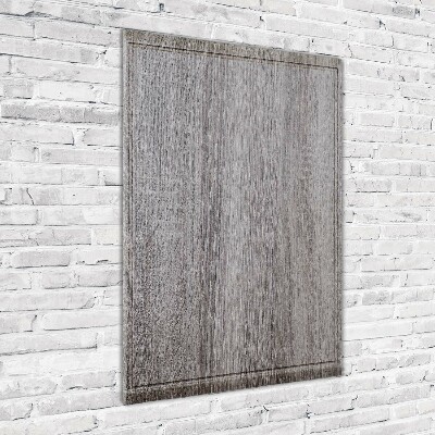 Verticaal glasschilderij Hout