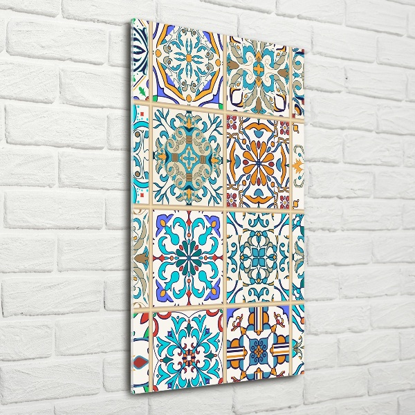 Verticale foto op glas Keramische tegels