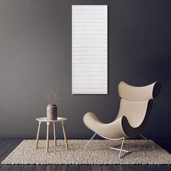 Verticale glasfoto Bakstenen muur