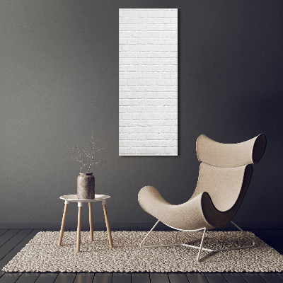 Verticale glasfoto Bakstenen muur