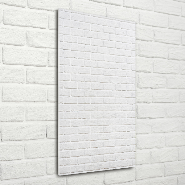 Verticale glasfoto Bakstenen muur