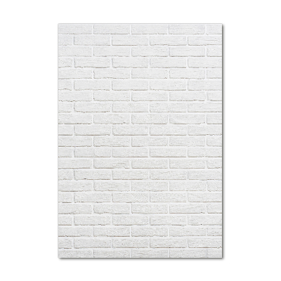Verticale glasfoto Bakstenen muur