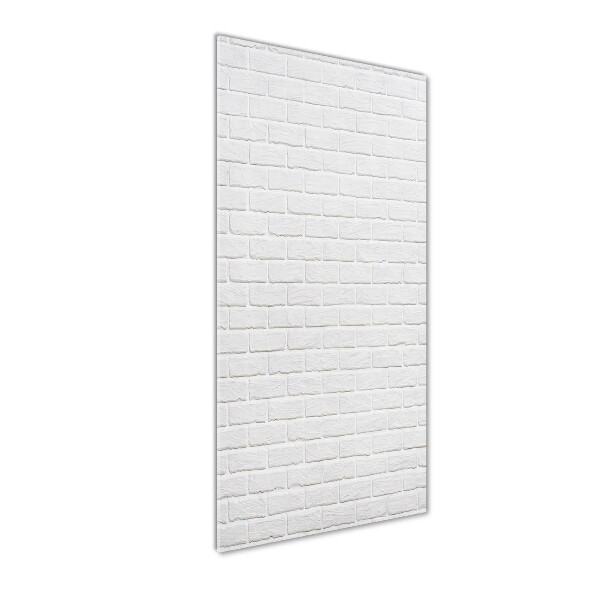 Verticale glasfoto Bakstenen muur