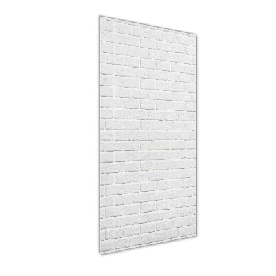 Verticale glasfoto Bakstenen muur