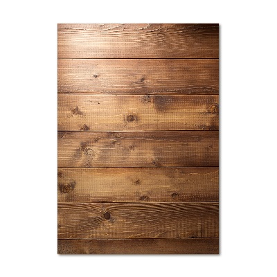Verticale foto op glas Houten achtergrond