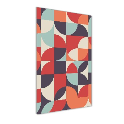 Verticale glasfoto Abstracte achtergrond