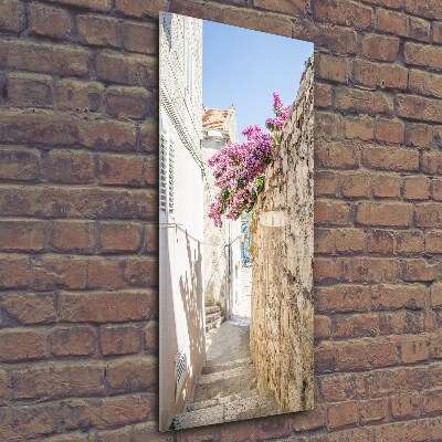 Verticale foto op glas Korčula, Kroatië