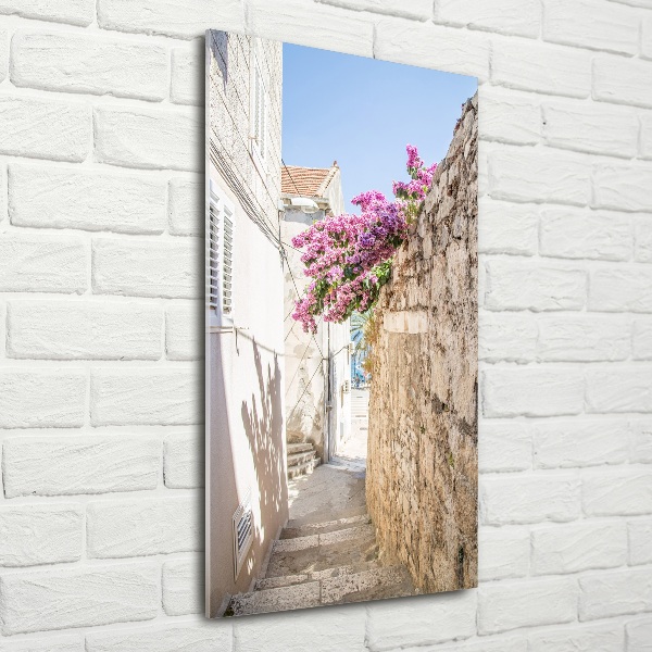 Verticale foto op glas Korčula, Kroatië