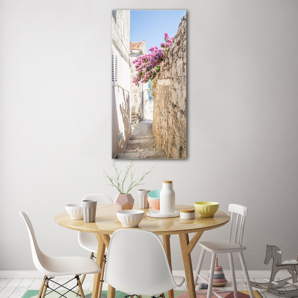 Verticale foto op glas Korčula, Kroatië