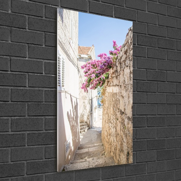 Verticale foto op glas Korčula, Kroatië