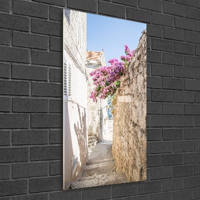 Verticale foto op glas Korčula, Kroatië