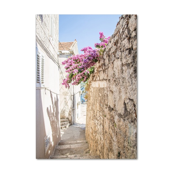 Verticale foto op glas Korčula, Kroatië