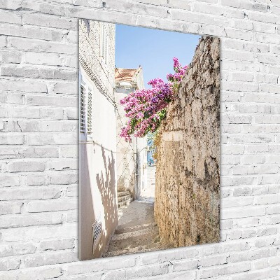 Verticale foto op glas Korčula, Kroatië