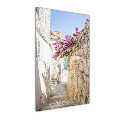 Verticale foto op glas Korčula, Kroatië