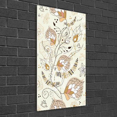 Foto obraz szkło hartowane pionowy Ornamenty