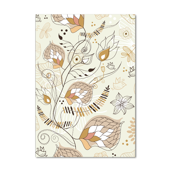 Foto obraz szkło hartowane pionowy Ornamenty