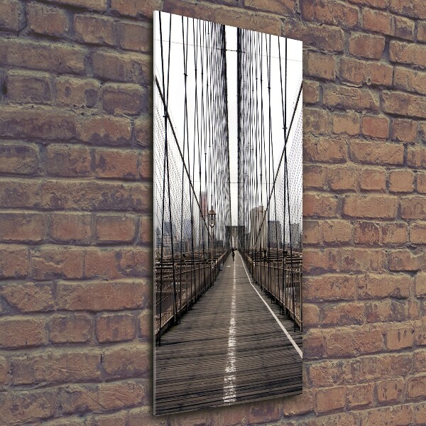 Verticale foto op glas Brooklynbrug