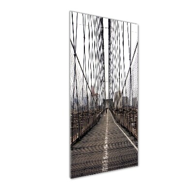 Verticale foto op glas Brooklynbrug