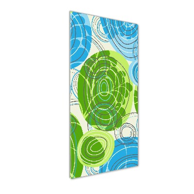 Verticale glasfoto Abstractie