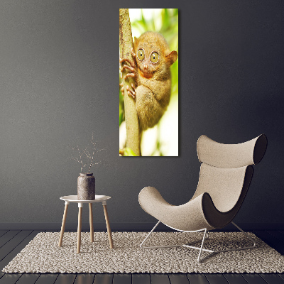 Verticaal glasschilderij Spooktarsier