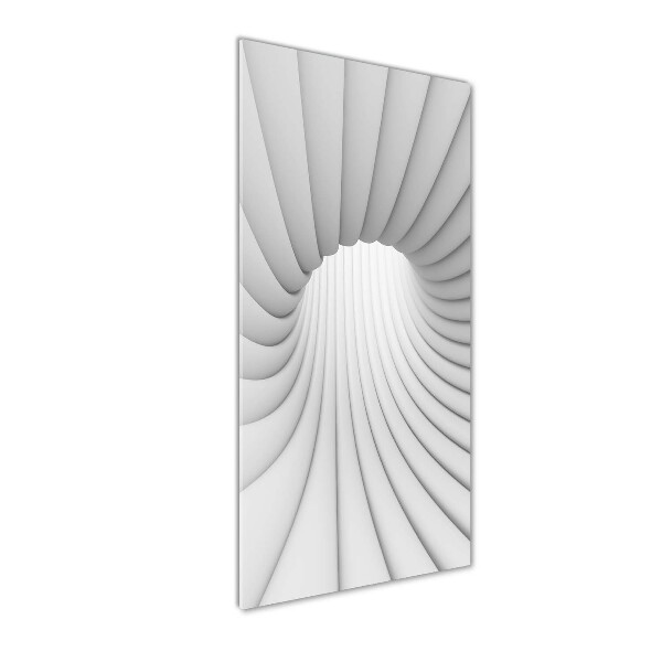 Verticaal glasschilderij Abstracte tunnel